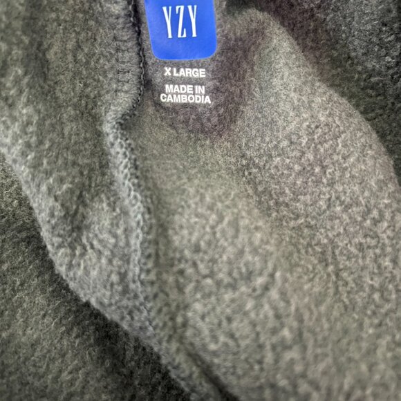 Yeezy Gap Engineered Balenciaga Wide Leg Baggy Y2K Fleece Sweatpants SZ XLarge - Picture 3 of 4